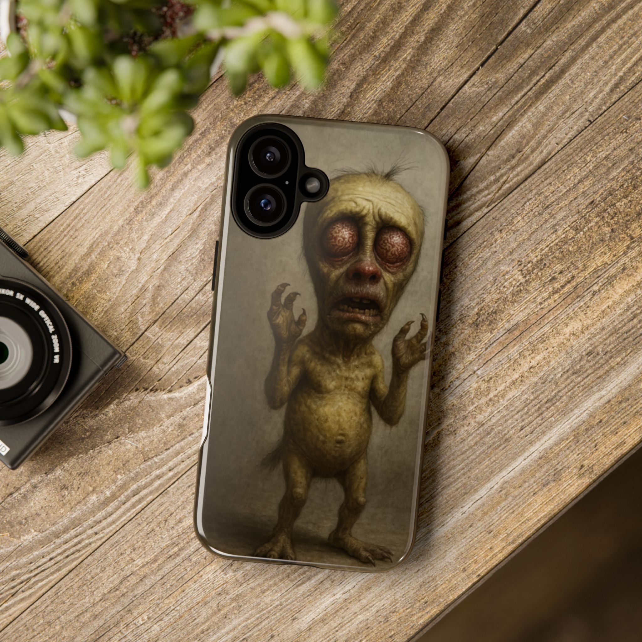 Unique Phone Case, Gothic Style, Horror Theme, Halloween Accessory, Perfect for Spooky Season, Character Phone Cover