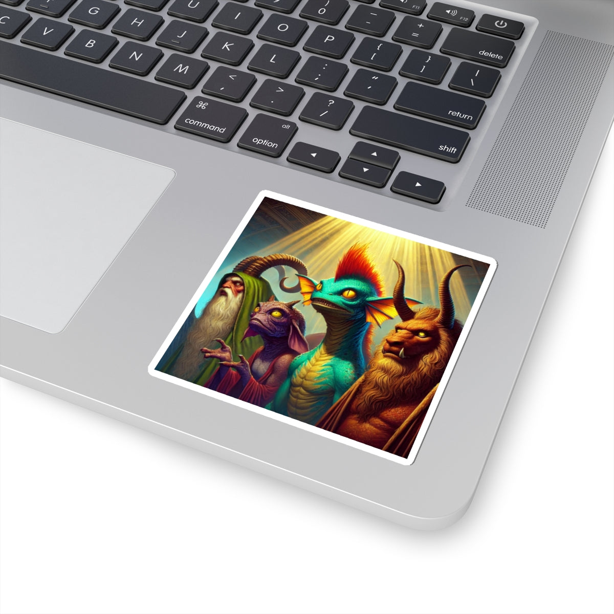 Eerie Goblin Kiss-Cut Stickers | Perfect for Halloween Decor, Laptop, Journal, DIY Projects, Spooky Gifts