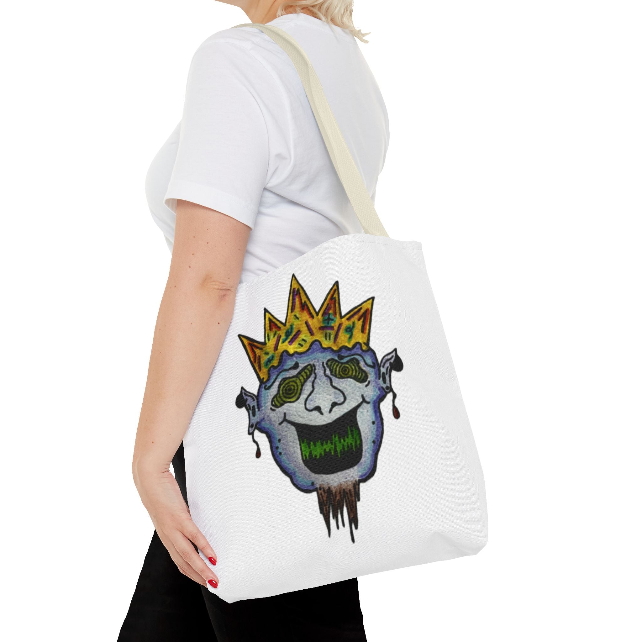 Vibrant Art Tote Bag for Trendsetters, Funky Tote, Unique Bag, Statement Accessory, Cool Gift, Art Lover's Tote