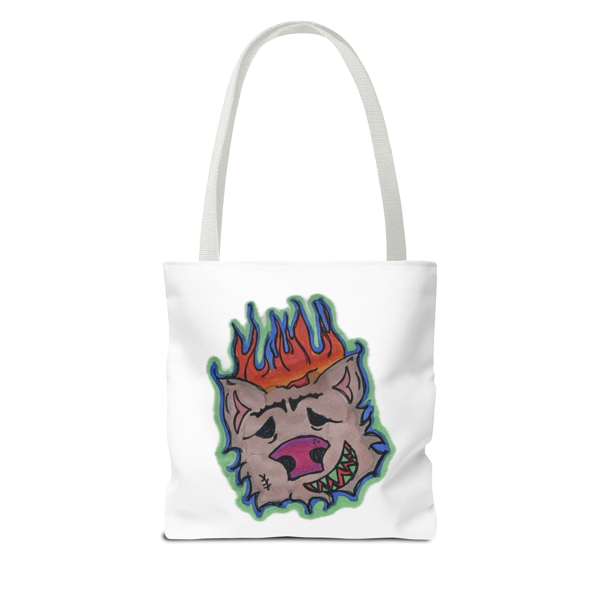 Vibrant Art Tote Bag for Trendsetters, Funky Tote, Unique Bag, Statement Accessory, Cool Gift, Art Lover's Tote