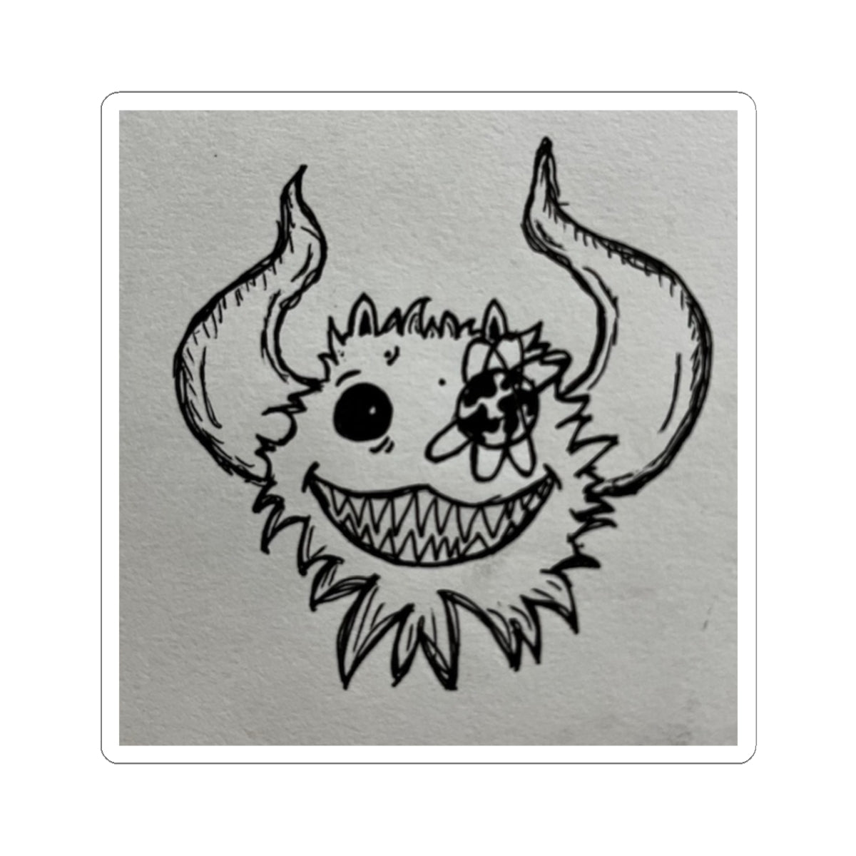 Cute Monster Kiss-Cut Stickers | Fun Laptop Decor, Gift for Kids, Monster Lover's Stickers, Unique Party Favors, Creative Supplies