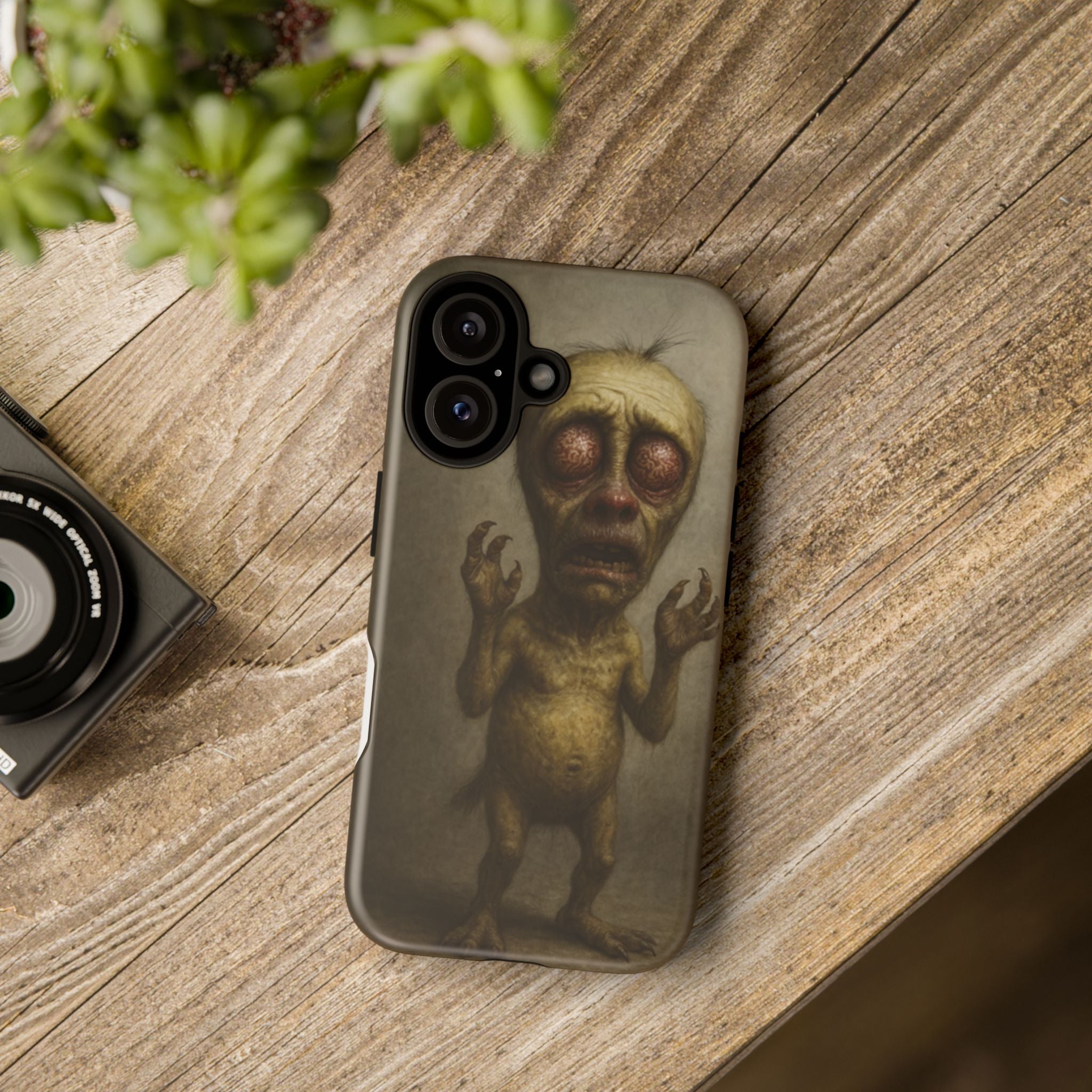 Unique Phone Case, Gothic Style, Horror Theme, Halloween Accessory, Perfect for Spooky Season, Character Phone Cover