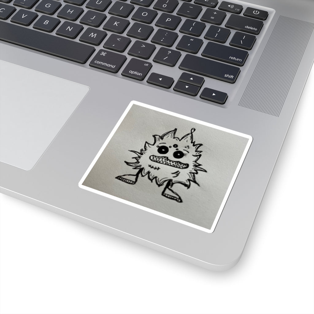 Whimsical Monster Kiss-Cut Stickers - Playful Decor for Laptops, Water Bottles, Journals, Party Favors, Kids' Crafts
