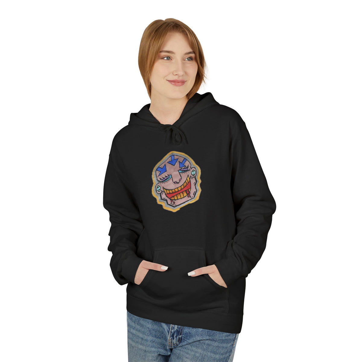 Colorful Graphic Hoodie, Cozy Unisex Sweatshirt, Perfect for Casual Outfits, Gift for Birthdays, Unique Streetwear, Fun Graphic Apparel