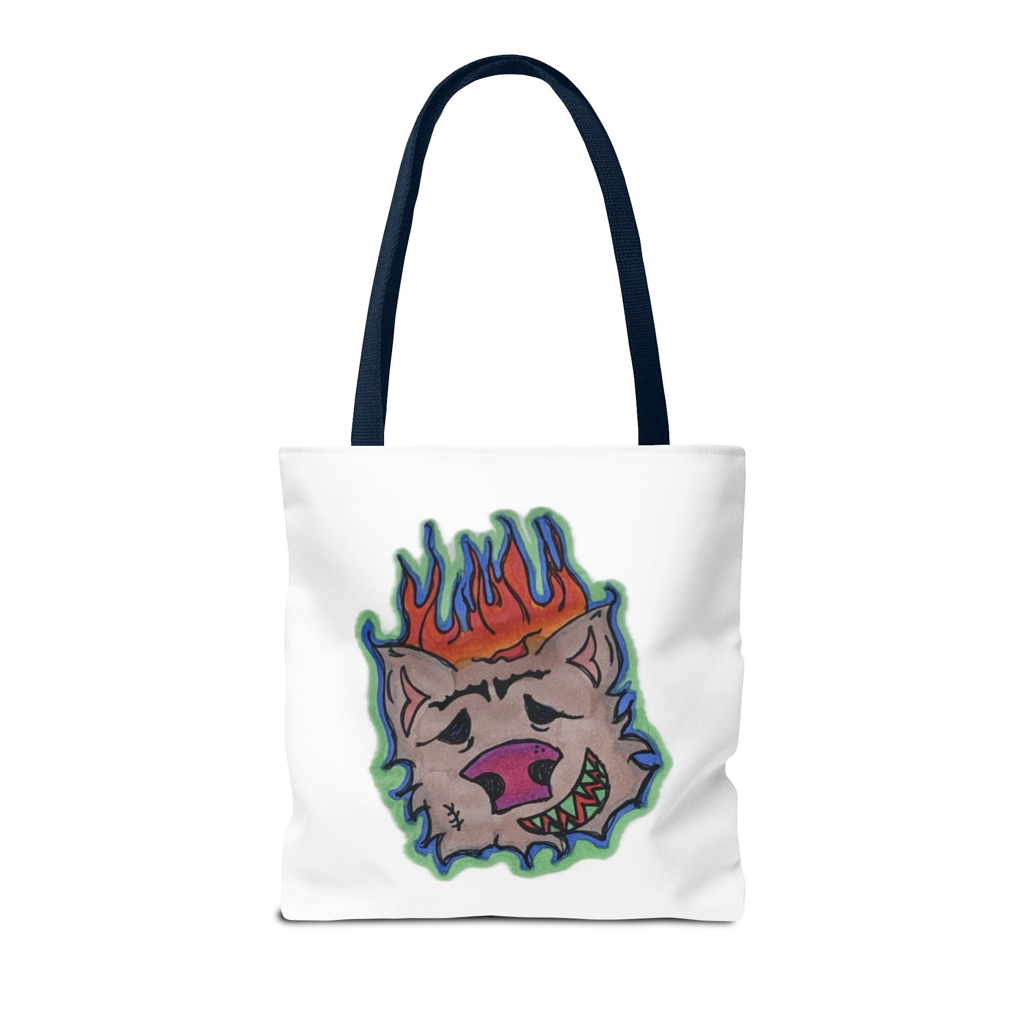 Vibrant Art Tote Bag for Trendsetters, Funky Tote, Unique Bag, Statement Accessory, Cool Gift, Art Lover's Tote