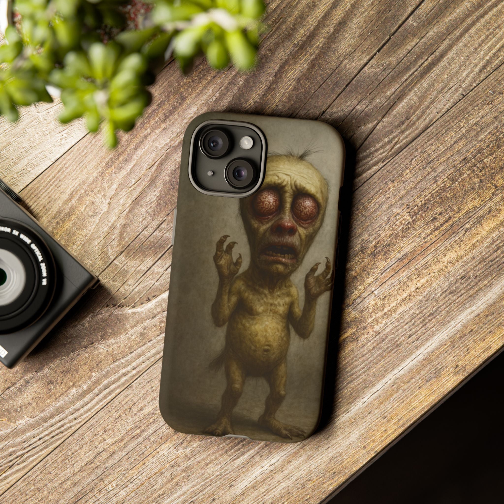 Unique Phone Case, Gothic Style, Horror Theme, Halloween Accessory, Perfect for Spooky Season, Character Phone Cover