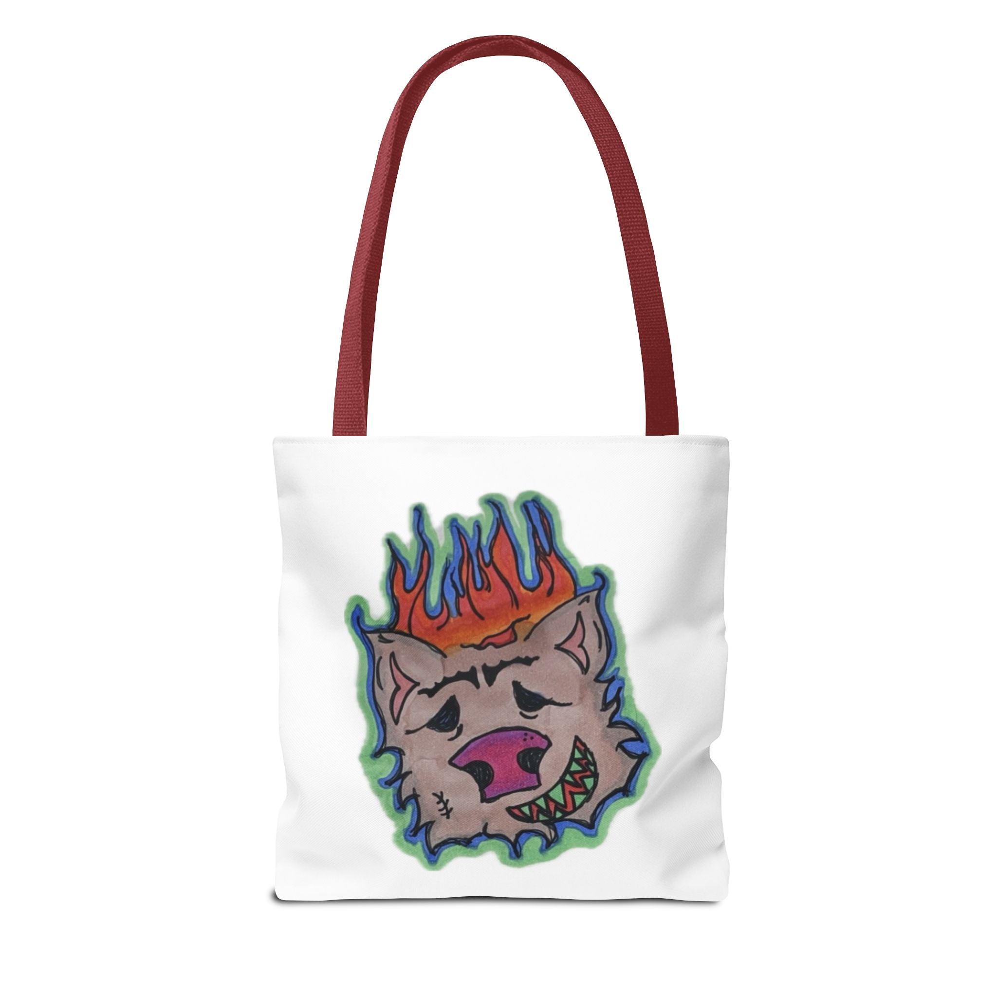 Vibrant Art Tote Bag for Trendsetters, Funky Tote, Unique Bag, Statement Accessory, Cool Gift, Art Lover's Tote