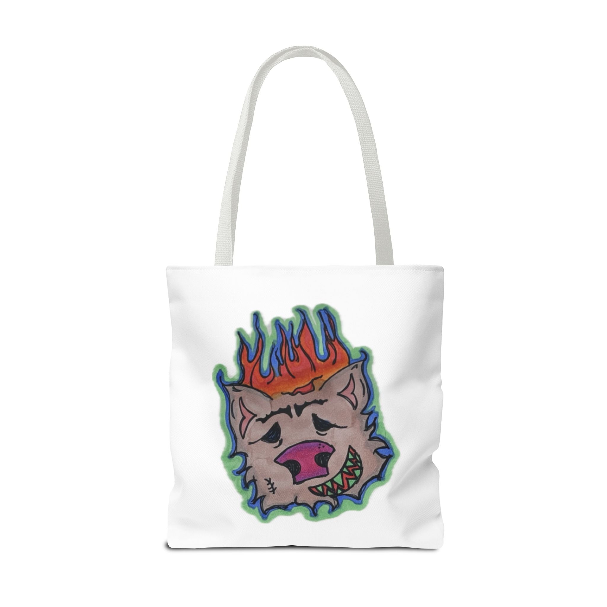 Vibrant Art Tote Bag for Trendsetters, Funky Tote, Unique Bag, Statement Accessory, Cool Gift, Art Lover's Tote