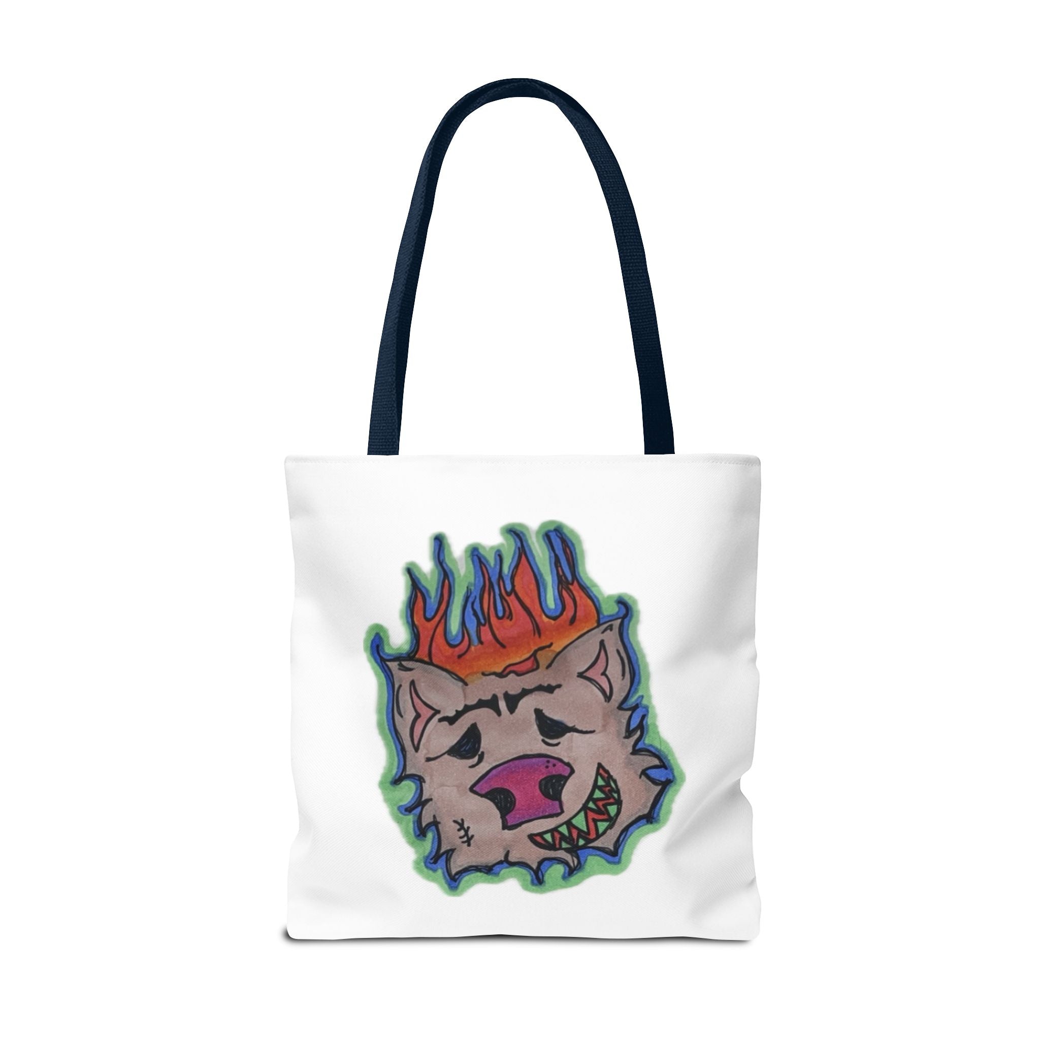 Vibrant Art Tote Bag for Trendsetters, Funky Tote, Unique Bag, Statement Accessory, Cool Gift, Art Lover's Tote