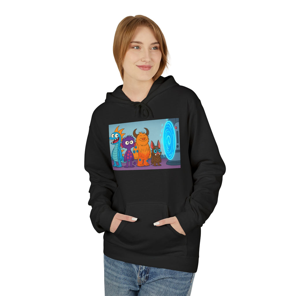 Fun Cartoon Character Hoodie - Cozy Unisex Fleece, Perfect for Kids & Teens, Great Gift for Birthdays, Holidays, Casual Wear