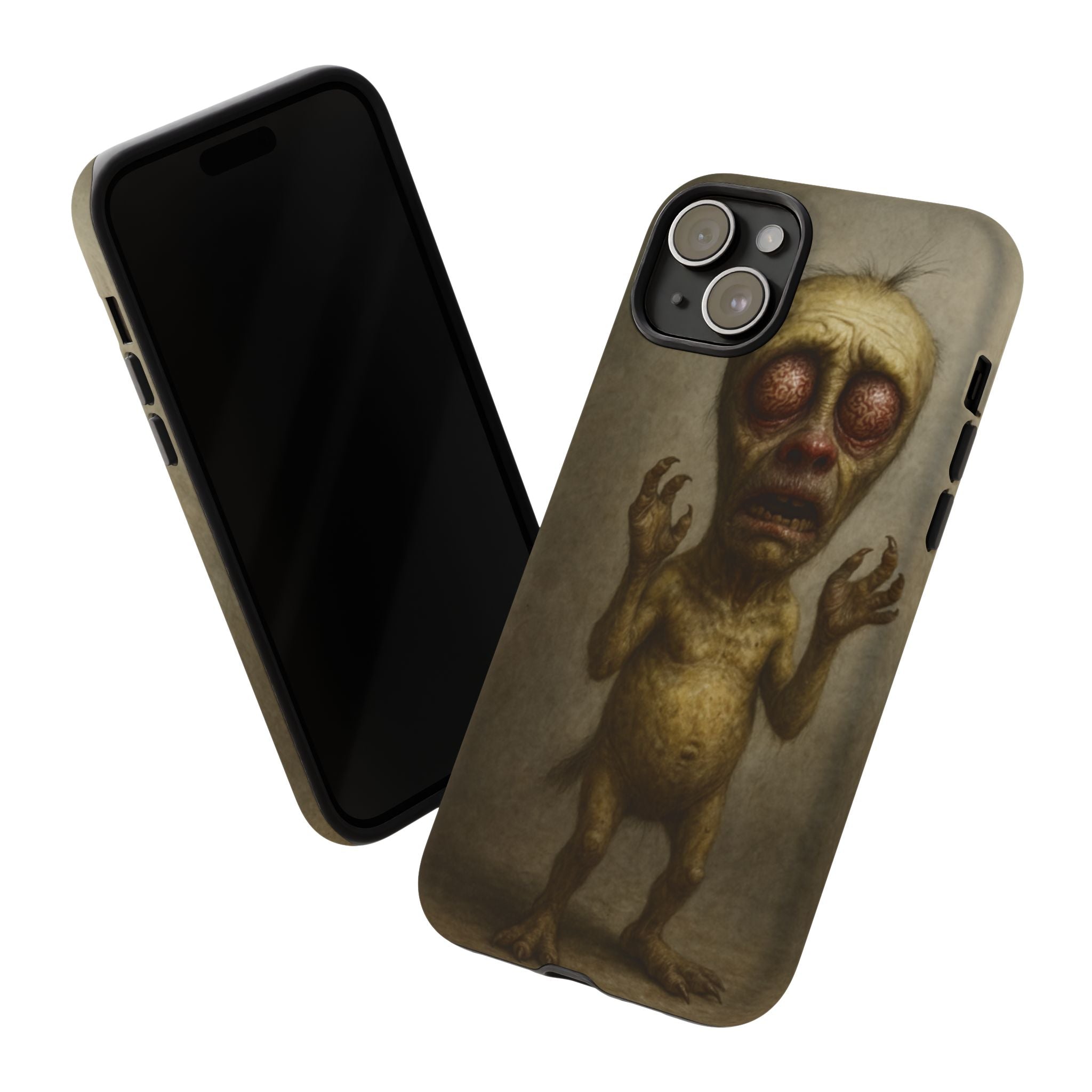 Unique Phone Case, Gothic Style, Horror Theme, Halloween Accessory, Perfect for Spooky Season, Character Phone Cover