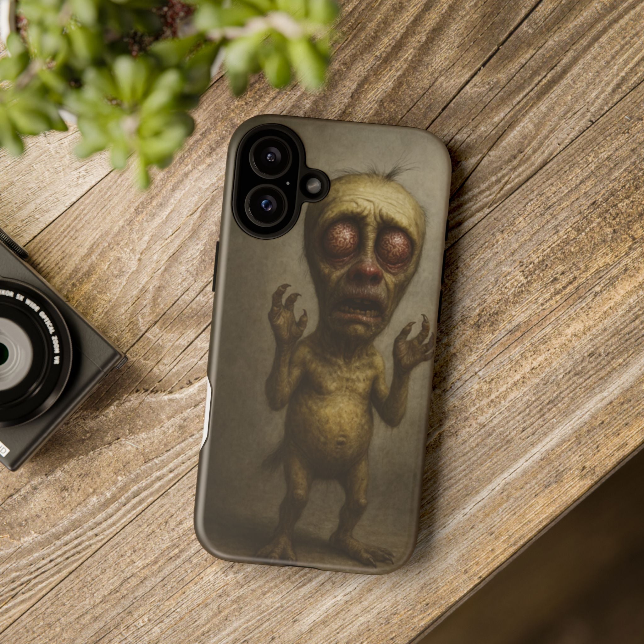 Unique Phone Case, Gothic Style, Horror Theme, Halloween Accessory, Perfect for Spooky Season, Character Phone Cover