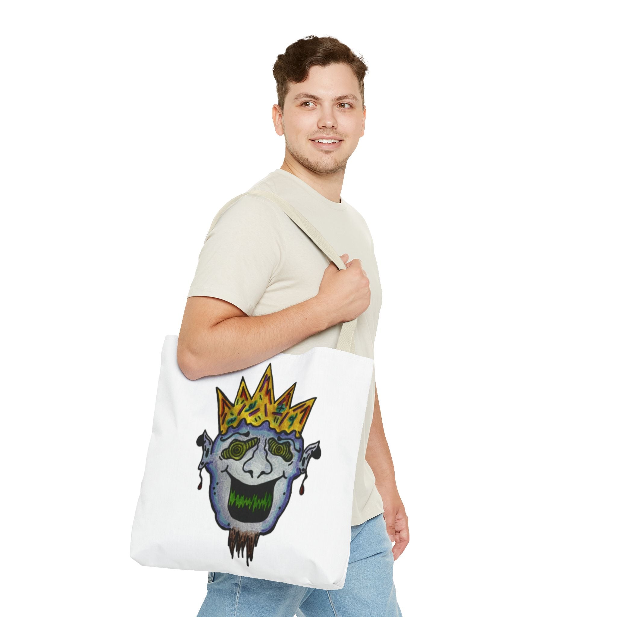 Vibrant Art Tote Bag for Trendsetters, Funky Tote, Unique Bag, Statement Accessory, Cool Gift, Art Lover's Tote