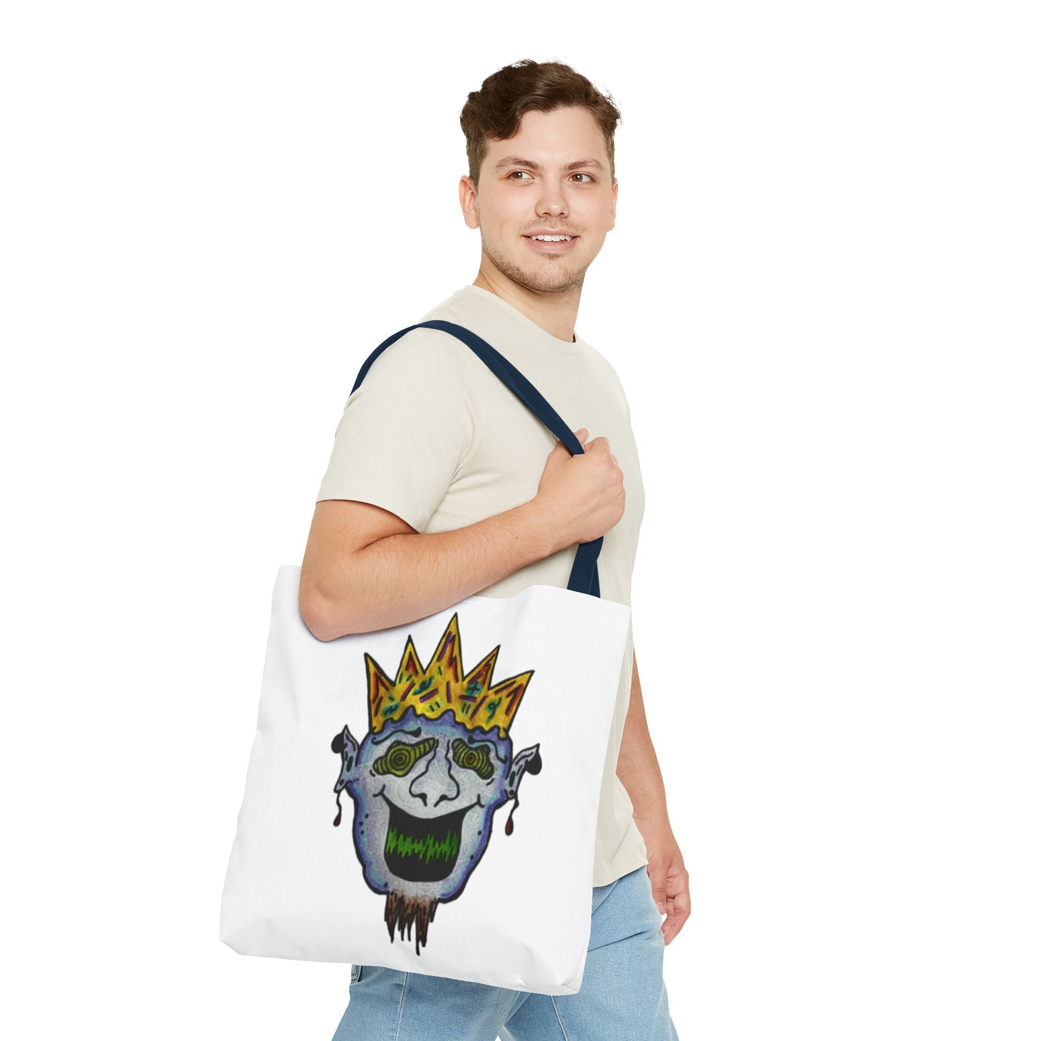 Vibrant Art Tote Bag for Trendsetters, Funky Tote, Unique Bag, Statement Accessory, Cool Gift, Art Lover's Tote