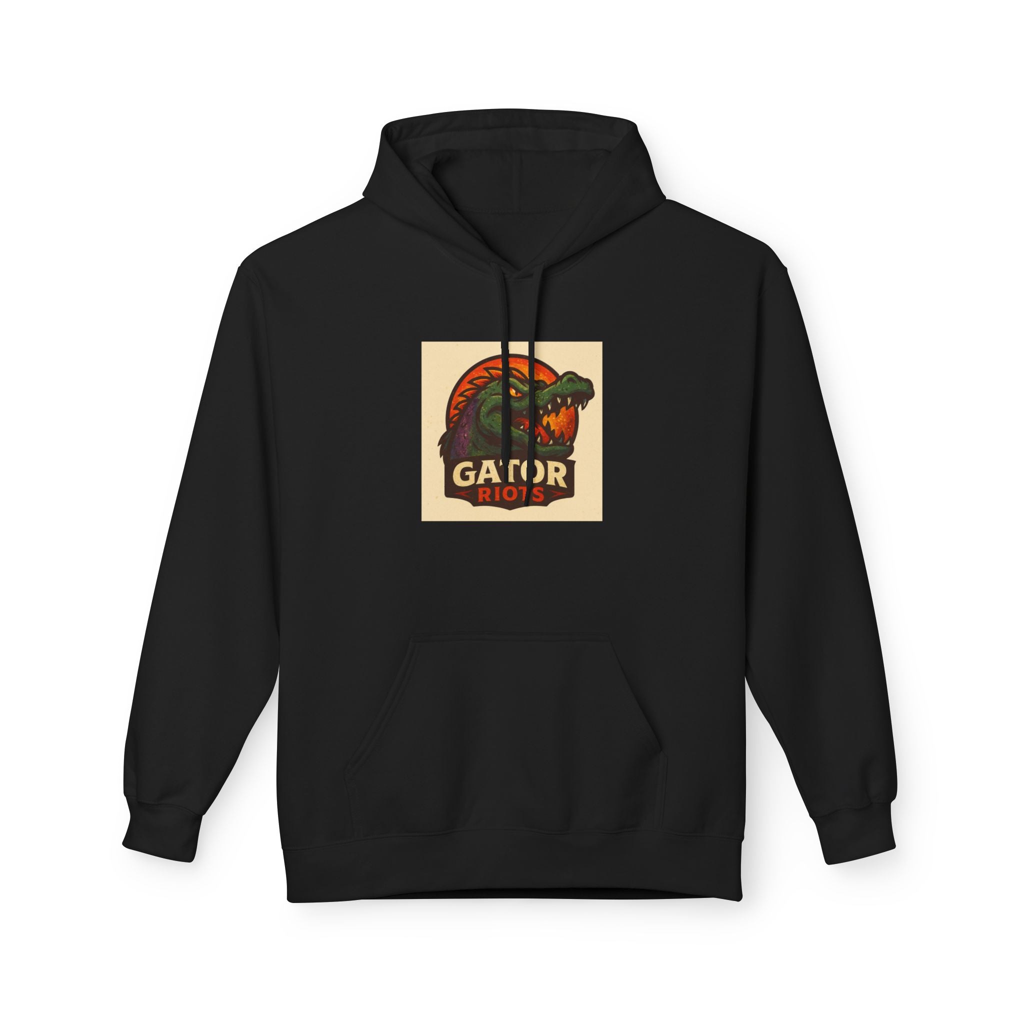 Gator Graphic Hoodie, Unisex Midweight Fleece Sweatshirt, Perfect for Fall and Outdoor Adventures, Great for Gifts, Vintage Style