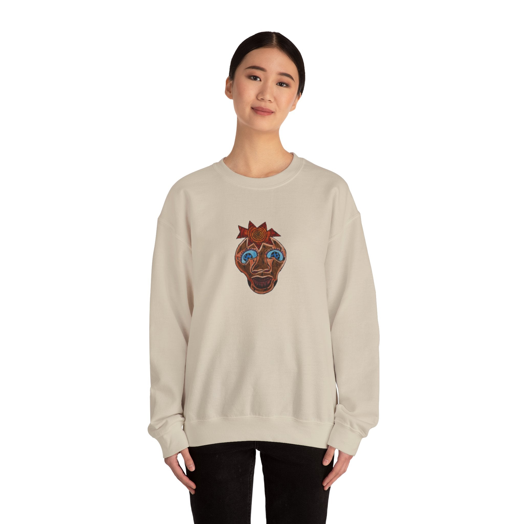Unique Unisex Heavy Blend™ Crewneck Sweatshirt with Artistic Design | Cozy Fashion for All | Perfect Gift for Art Lovers, Casual Wear, [...]