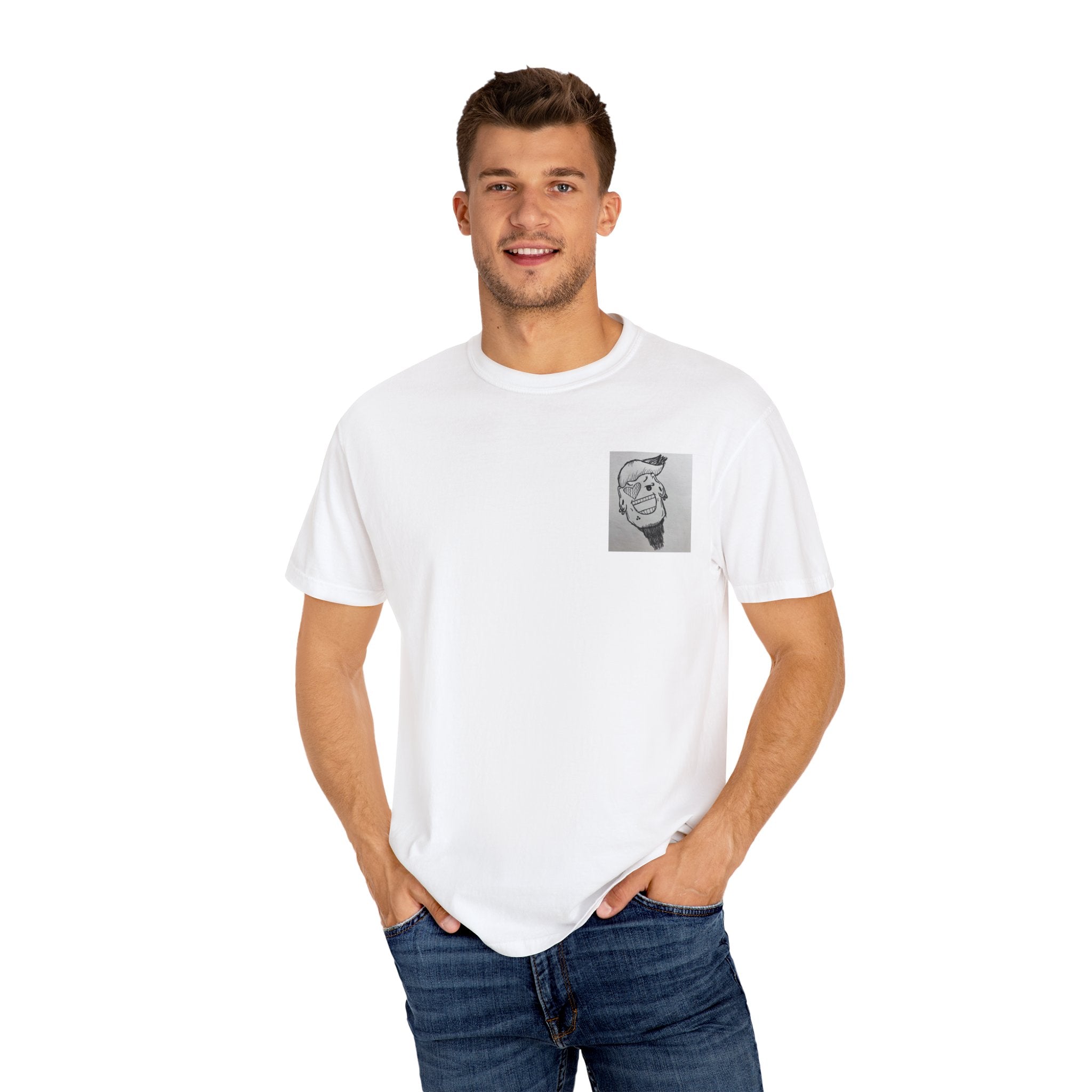 Stylish Unisex Garment-Dyed T-Shirt with Unique Graphic Print, Casual Wear, Gift for Friends, Graphic Tee, Everyday Comfort