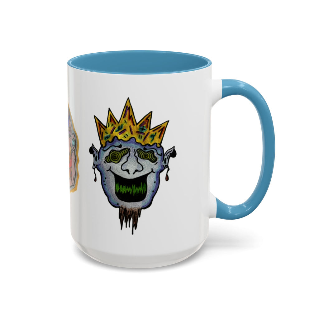 Whimsical Accent Coffee Mug (11/15oz) | Unique Art Mugs, Cool Gift, Fun Coffee Cup, Artistic Drinkware, Creative Home Decor