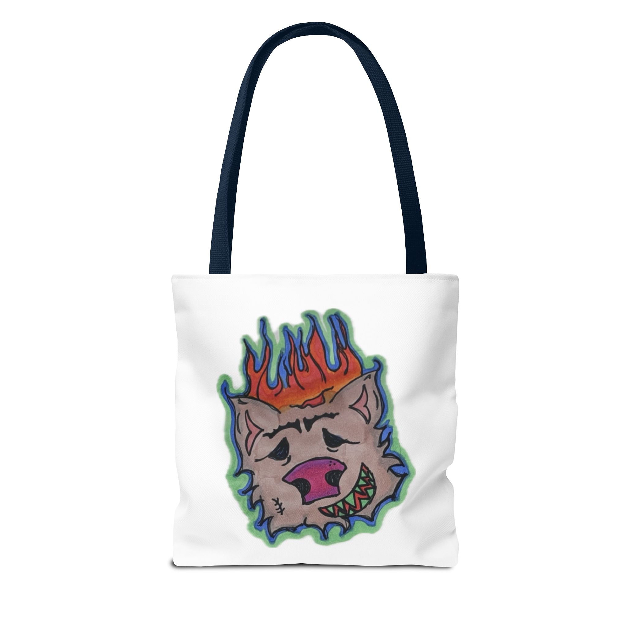 Vibrant Art Tote Bag for Trendsetters, Funky Tote, Unique Bag, Statement Accessory, Cool Gift, Art Lover's Tote