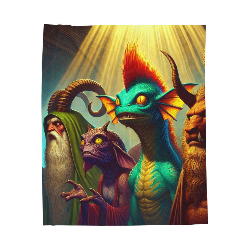 Fantasy Creature Velveteen Plush Blanket, Cozy Throw for Home Decor, Unique Gifts for Wizards, Mythical Art for Relaxation, Perfect [...]