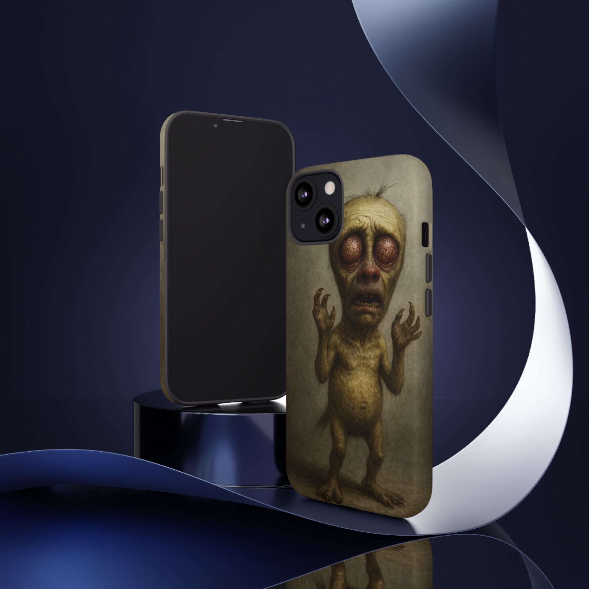 Unique Phone Case, Gothic Style, Horror Theme, Halloween Accessory, Perfect for Spooky Season, Character Phone Cover