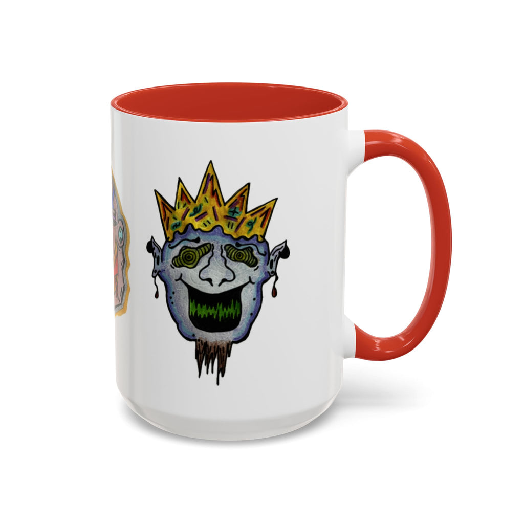 Whimsical Accent Coffee Mug (11/15oz) | Unique Art Mugs, Cool Gift, Fun Coffee Cup, Artistic Drinkware, Creative Home Decor