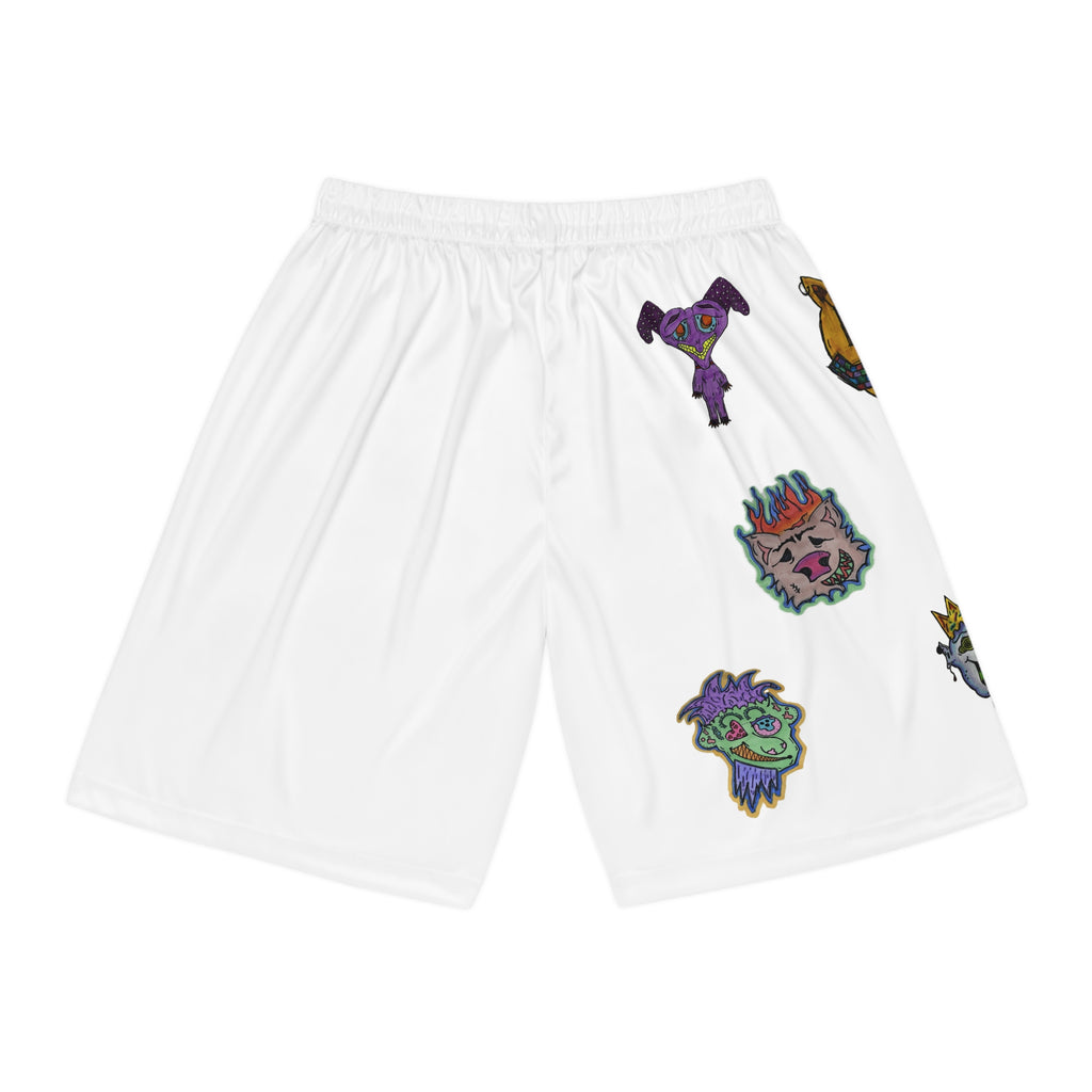 Colorful Graphic Basketball Shorts, Casual Summer Wear, Sporty Gifts for Athletes, Unique Beach Apparel, Streetwear Essentials