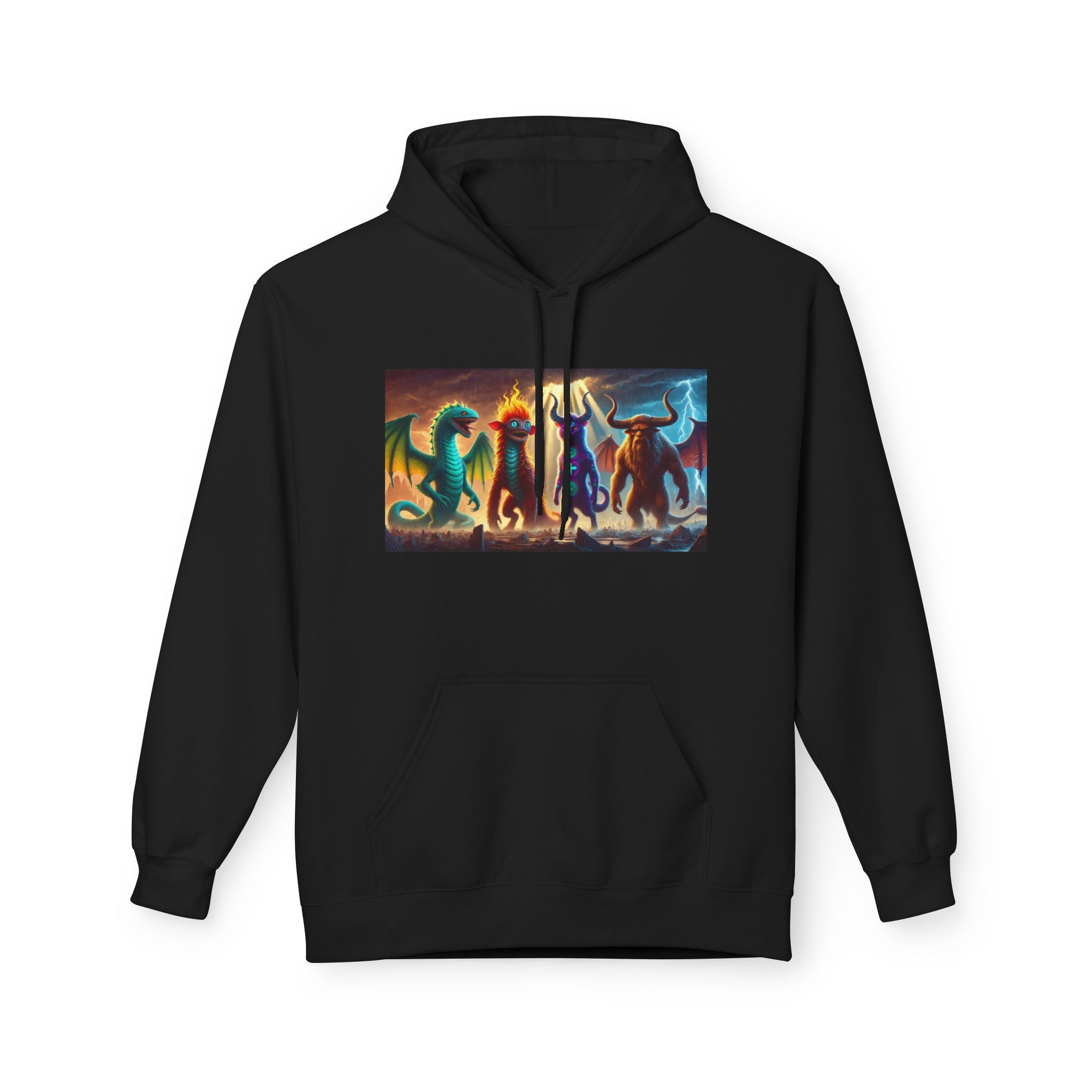 Colorful Dragon Artwork Fleece Hoodie, Cozy Dragon Hoodie for Gamers, Fantasy Fan Gift, Unisex Midweight Hoodie, Perfect for [...]