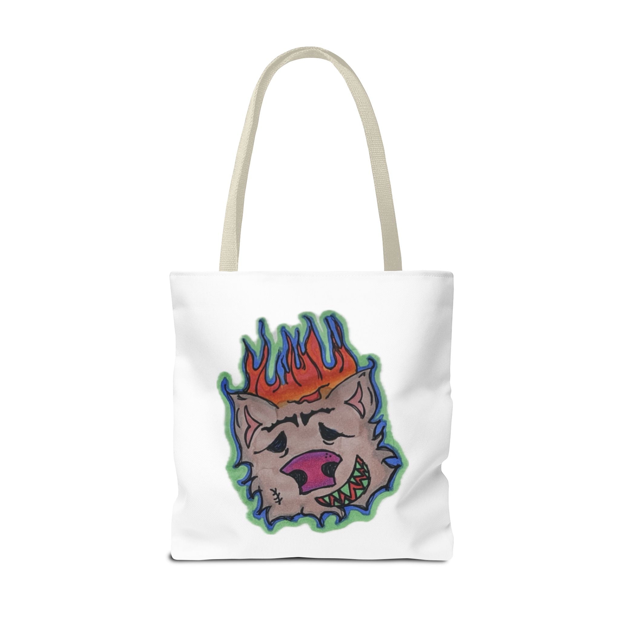 Vibrant Art Tote Bag for Trendsetters, Funky Tote, Unique Bag, Statement Accessory, Cool Gift, Art Lover's Tote