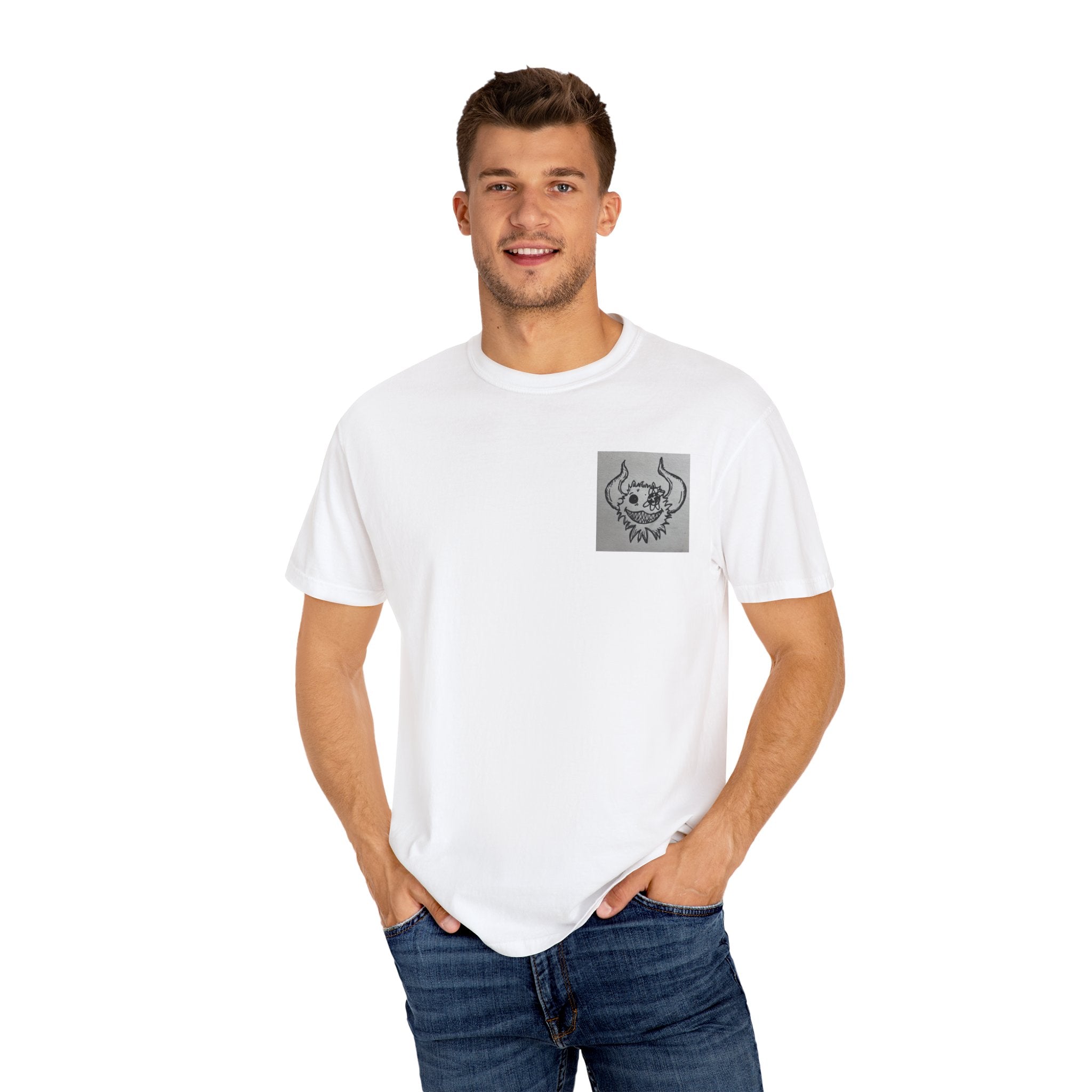 Garment-Dyed T-Shirt with Unique Design | Casual Wear, Graphic Tee, Gift for Him/Her, Birthday, Everyday Comfort