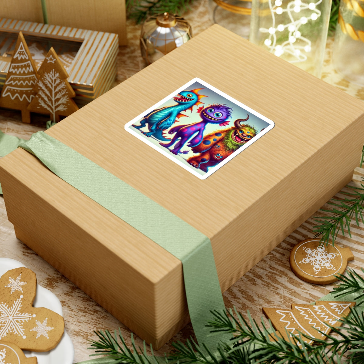 Whimsical Monster Kiss-Cut Stickers | Fun Decor for Kids' Rooms, Laptops, Water Bottles, Party Favors, and DIY Projects